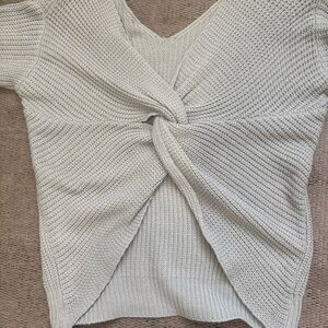 Twist Back Sweater O/S
